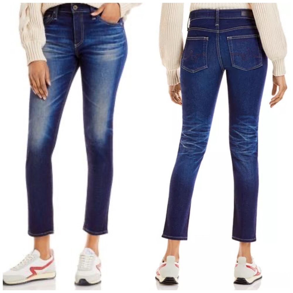 AG Adriano Goldschmied Farrah Skinny Ankle Jeans in 8 Years Expressive